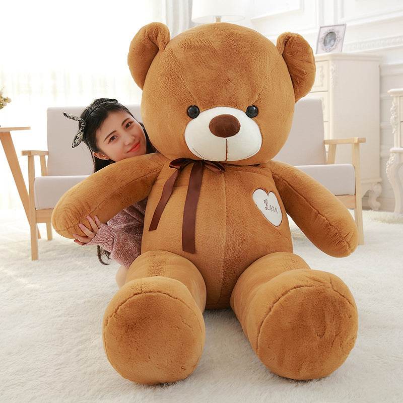 Luna: Giant Kawaii Bear Plush Toy - Soft & Cuddly Stuffed Animal for Kids, Bedroom Decor, Gift for Girls & Boys, Perfect for Cuddling, Nursery Decor, and Birthday Presents