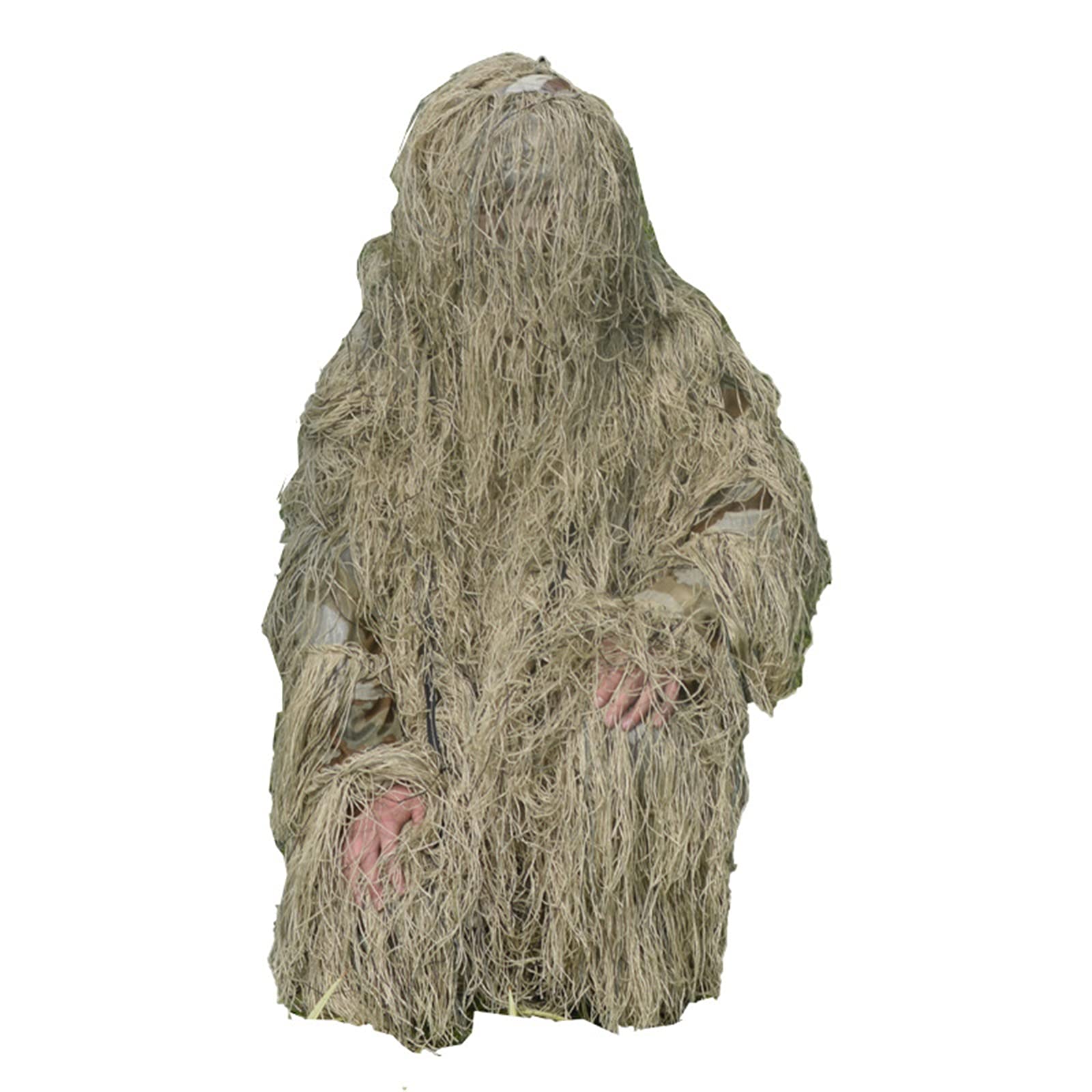 3D Woodland Camouflage Ghillie Suit for Hunting & Outdoor Activities - Unisex Adult Hunting Gear for Jungle, Forest & Tactical Missions