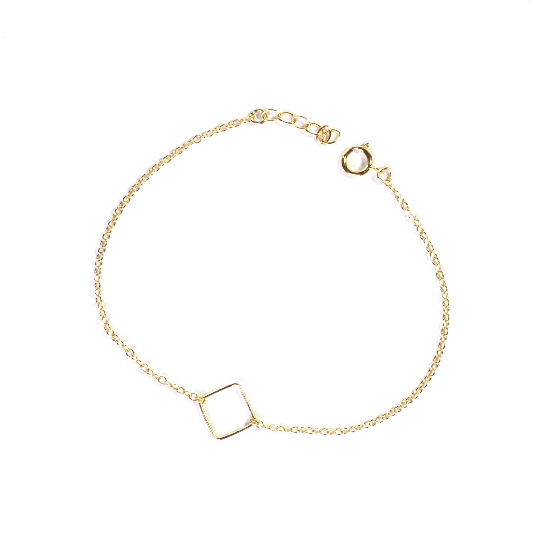 Square Bracelet for Women - Elegant Minimalist Jewelry for Everyday Wear | Perfect for Gifts, Parties, and Casual Outfits