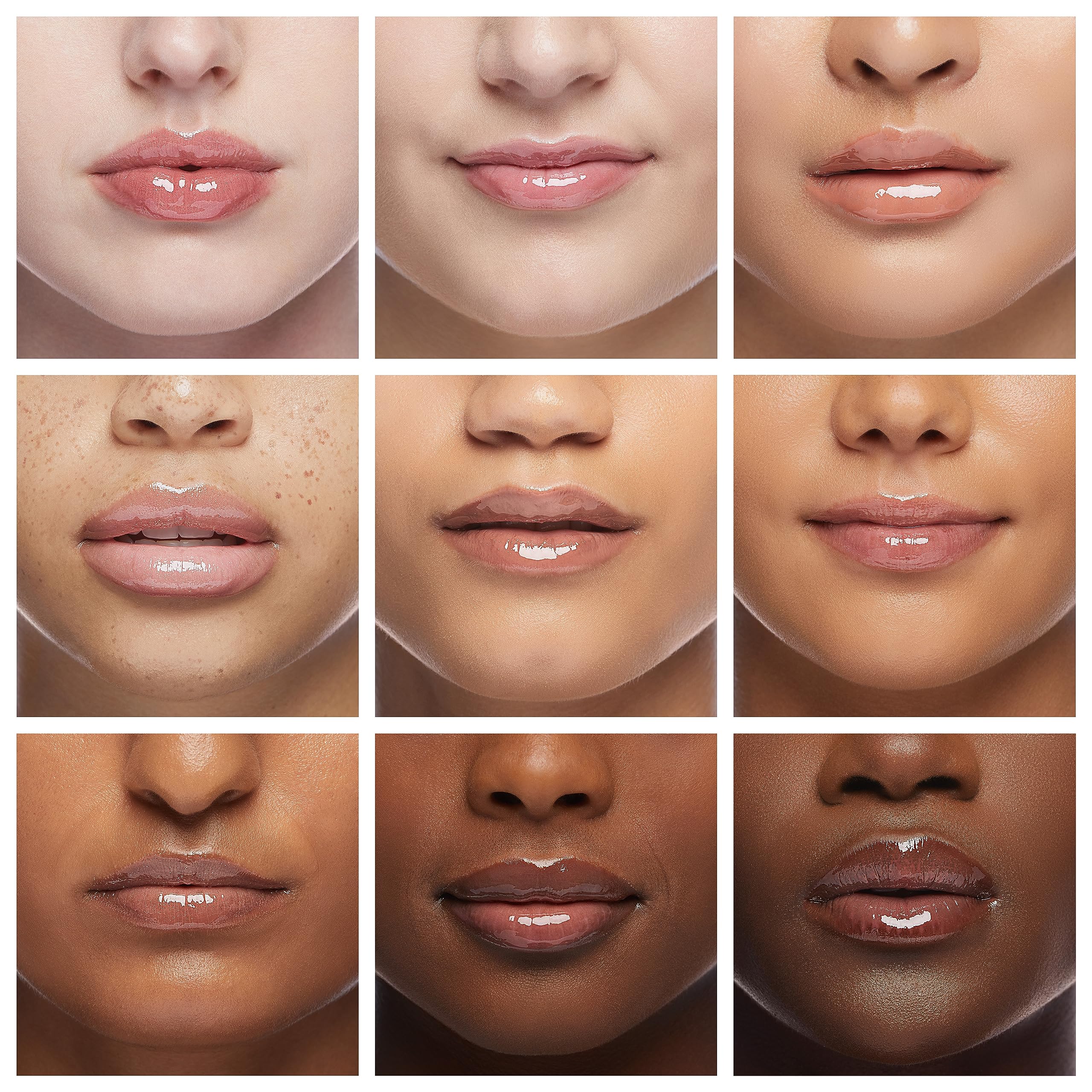 Nicka K Lip Gel 4 Pack - Clear, Strawberry, Cherry, Bubble Gum Flavors | Hydrating & Plumping Lip Gloss for Daily Wear & Special Occasions