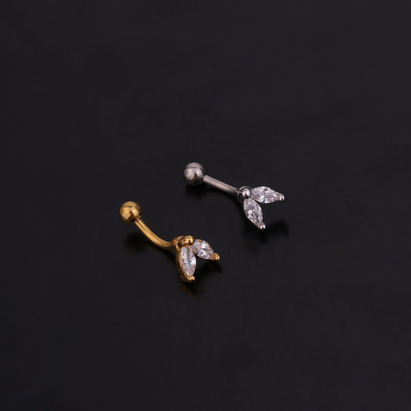 16G Curved Barbell Rook Piercing - Surgical Steel Flower Design Body Jewelry for Ear Cartilage | Perfect for Daily Wear, Parties & Unique Style Statements