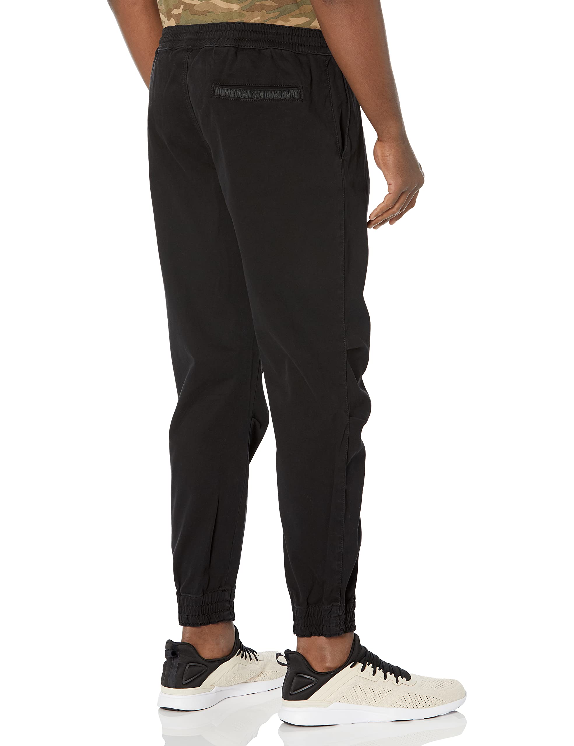 Armani Exchange Men's Slim Fit Cuffed Leg Drawstring Pants - Casual Comfortable Trousers for Work, Travel & Everyday Wear