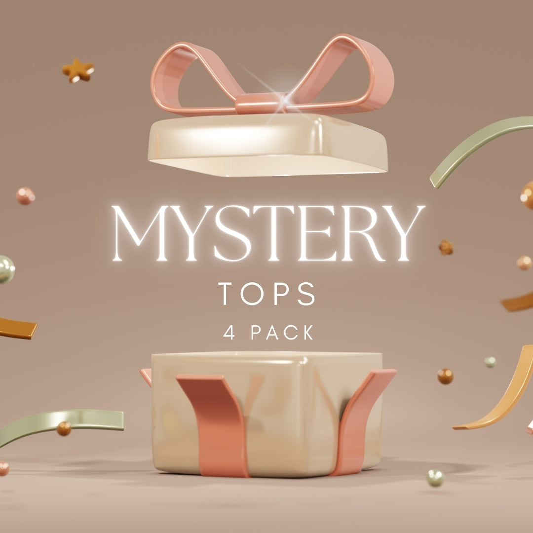 4-Pack Mystery Tops for Women | Trendy Surprise Blouses & Shirts | Perfect for Parties, Gifts & Fashion Surprises