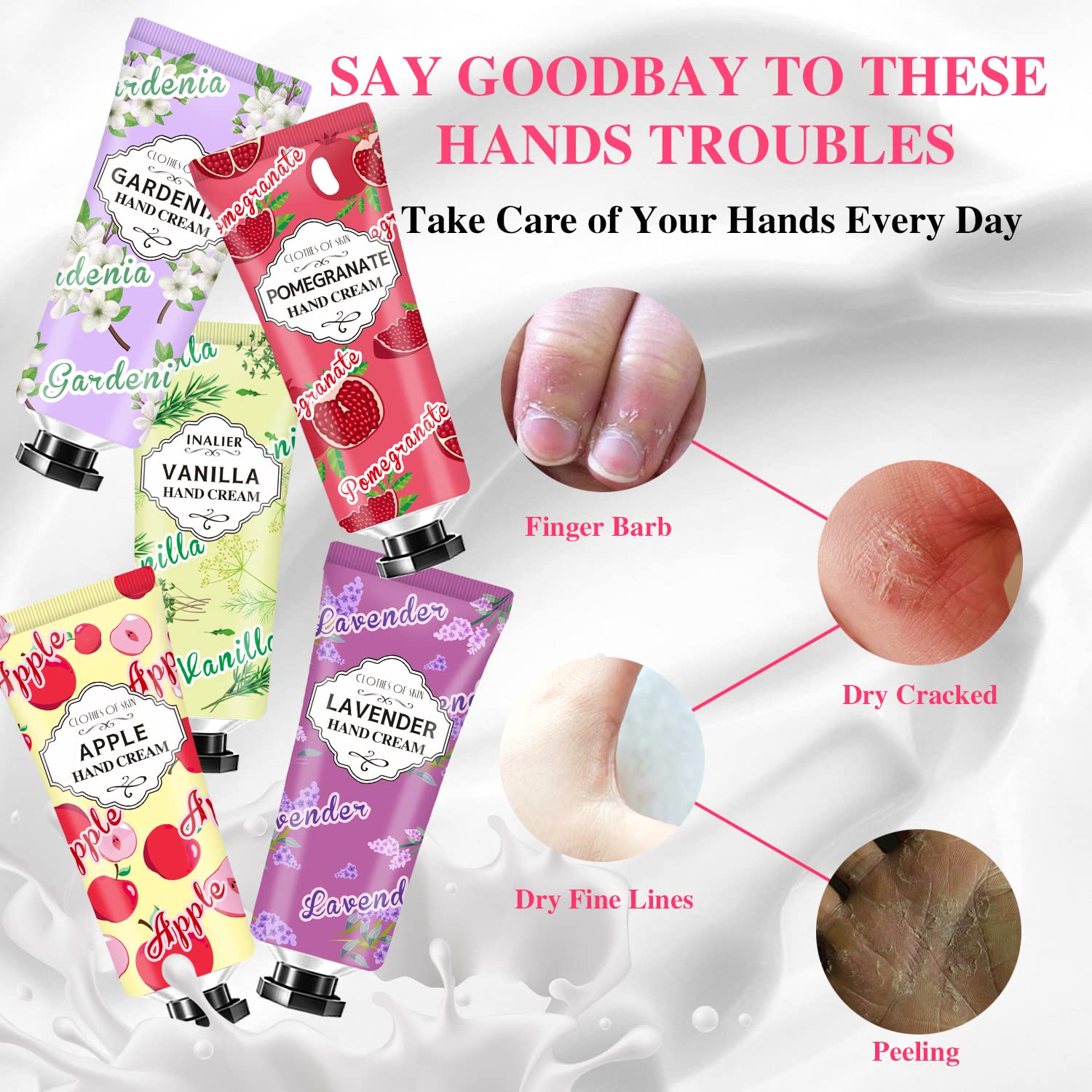 38 Pack Hand Cream Bulk Gifts for Dry Cracked Hands - Easter Basket Stuffers, Mother's Day Gifts for Mom, Teacher Appreciation, Nurse Gifts, Small Birthday Gifts for Women - Perfect for Office, Travel, and Daily Use