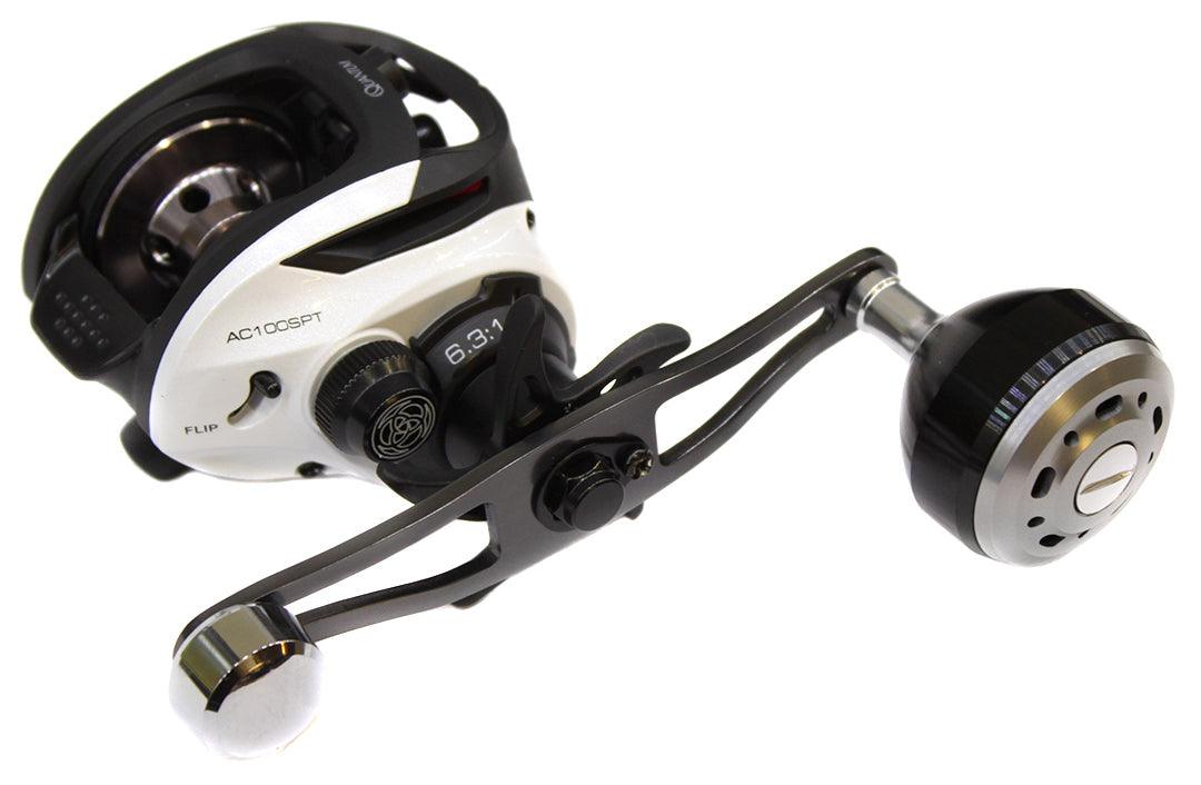 Jigging World Power Handles for Quantum Baitcasting Reels - Upgrade Your Fishing Gear for Saltwater & Freshwater Angling