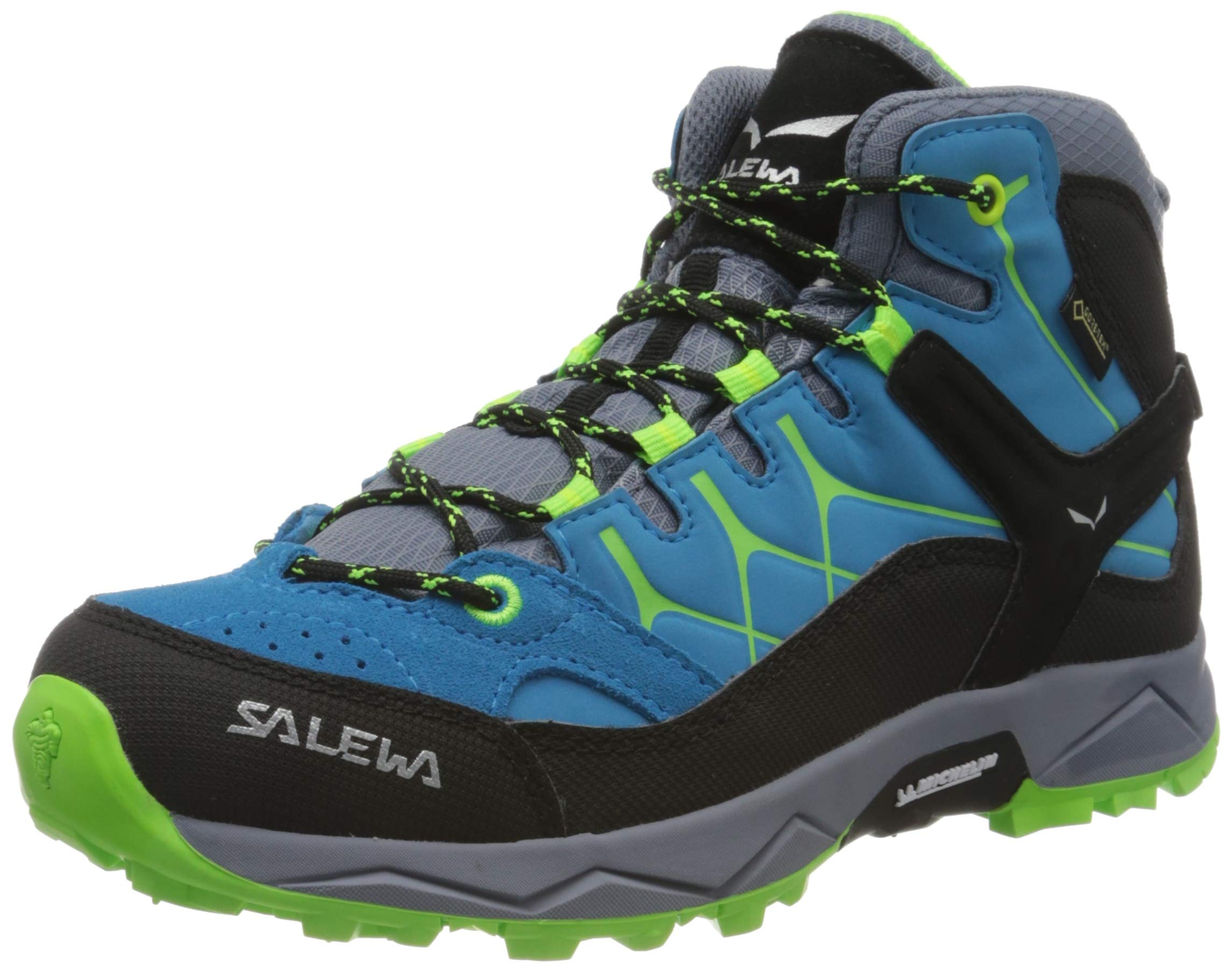 Salewa Boys' High Rise Hiking Boots - Waterproof Trekking Shoes for Kids Size 11.5 UK - Durable Outdoor Footwear for Hiking, Camping & Mountain Adventures