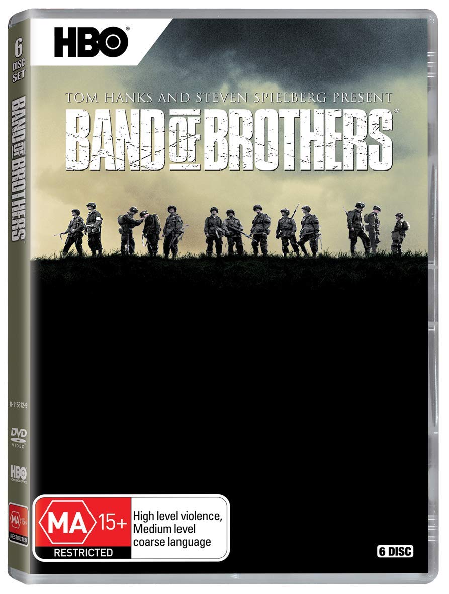 Band of Brothers DVD Box Set - Complete 10-Episode WWII Mini-Series | Historical War Drama | Gift for Military History Fans | Perfect for Movie Nights & History Enthusiasts