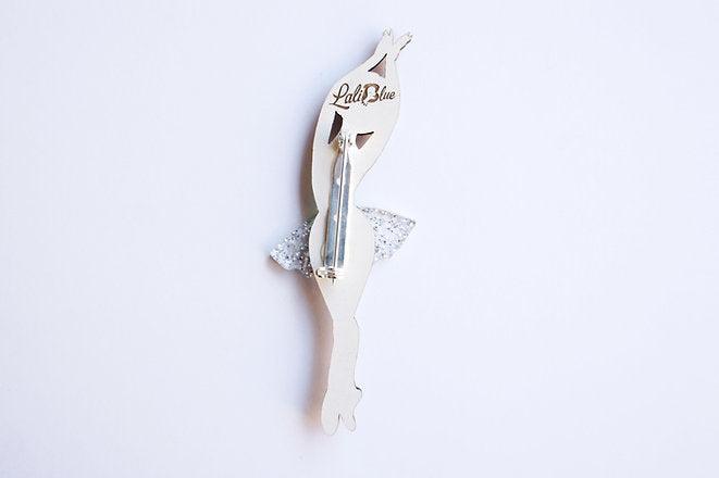 Elegant Ballerina Brooch by Laliblue - Perfect for Ballet Dancers, Dance Costumes & Gift Giving