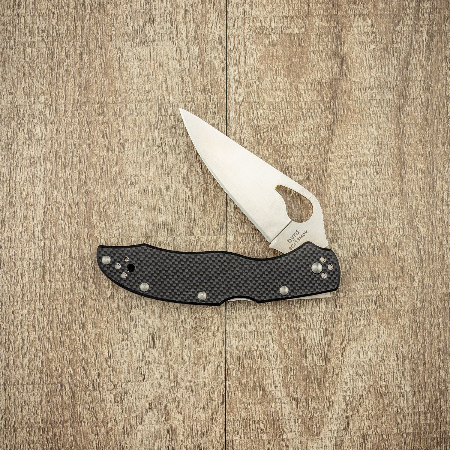 Spyderco Byrd Harrier 2 Folding Knife - G10 Handle, Stainless Steel Blade - Perfect for Outdoor Camping, Hiking & Everyday Carry (EDC)