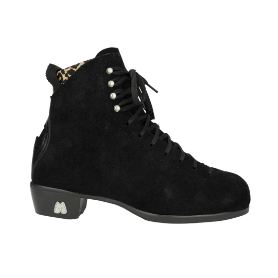 Moxi Jack 2 Roller Skate Boots - Black Women's Quad Skates for Outdoor & Indoor Skating, Rink, Park, and Street Roller Derby