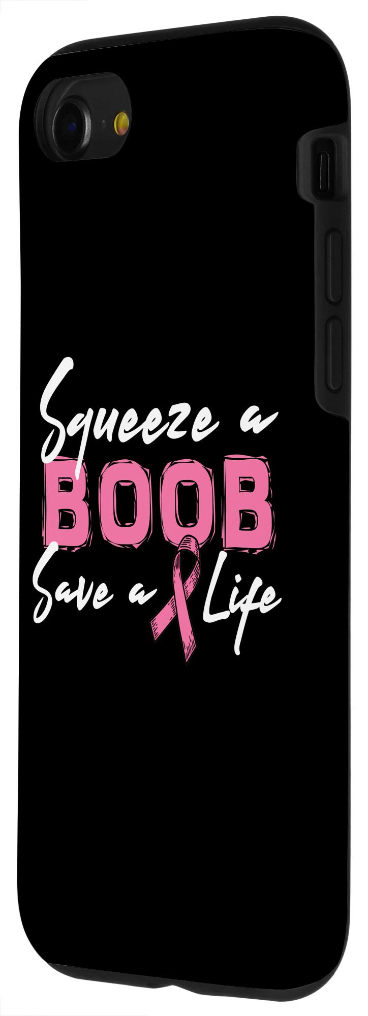 iPhone SE (2020) / 7 / 8 Pink Ribbon Breast Cancer Awareness Phone Case - Support Cancer Research with Every Purchase - Perfect Gift for Survivors, Patients & Supporters