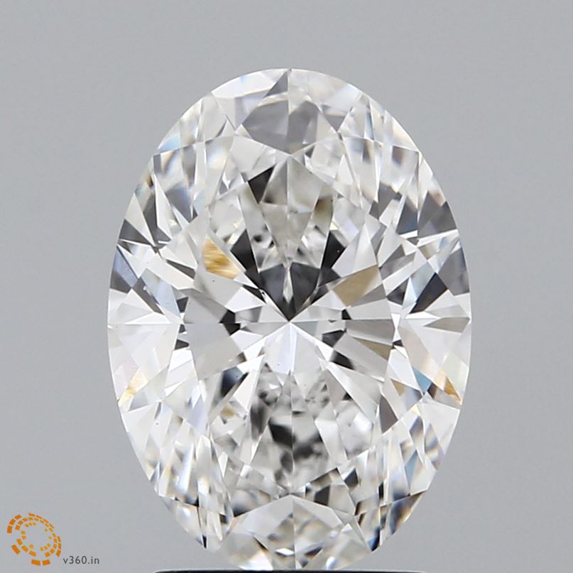 2.7 Carat Oval Lab Grown Diamond - GIA Certified | Eco-Friendly & Affordable | Perfect for Engagement Rings & Anniversary Gifts