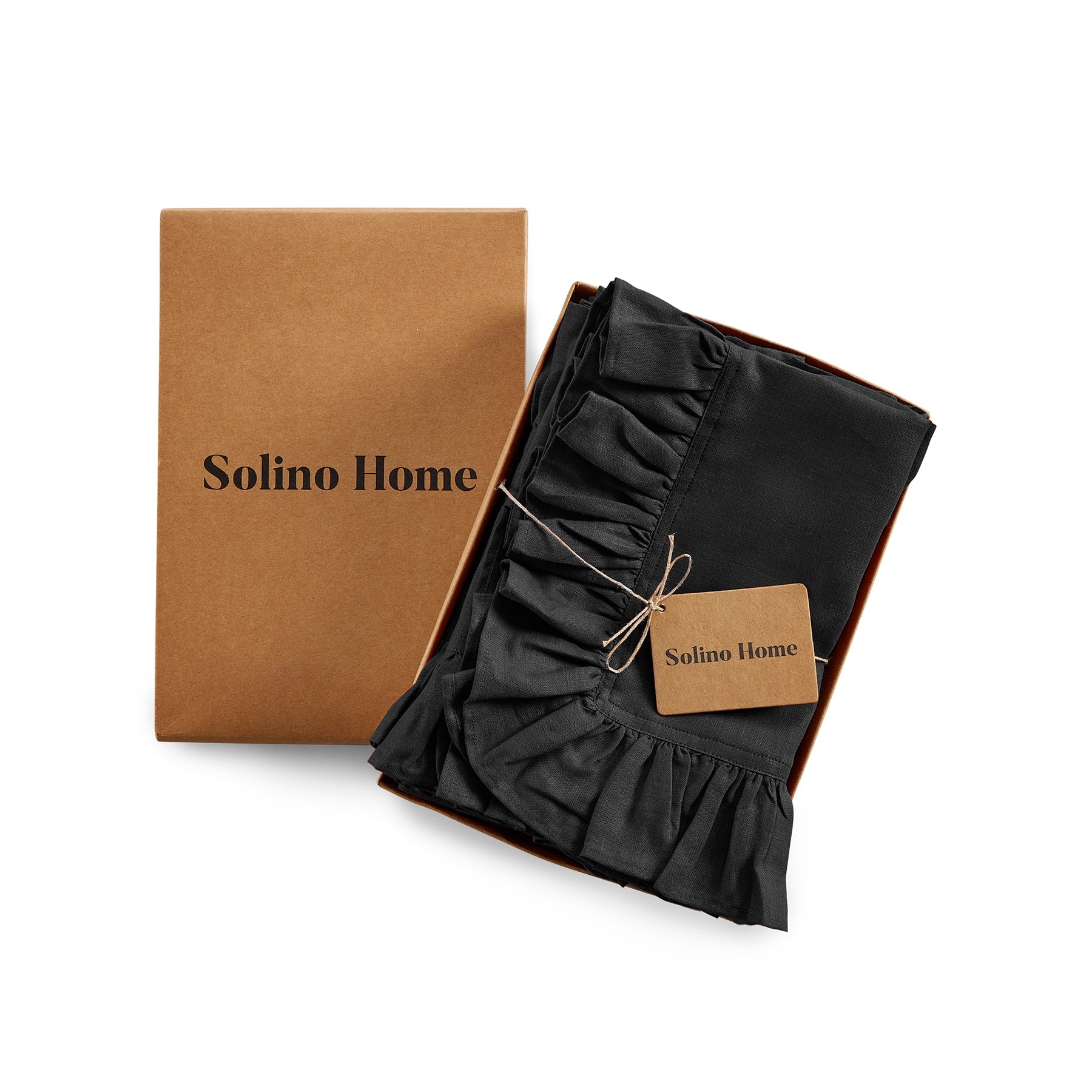Gabrielle Ruffle Napkins Set of 4 - Elegant Cotton Dinner Napkins for Formal Dining, Wedding, and Special Occasions