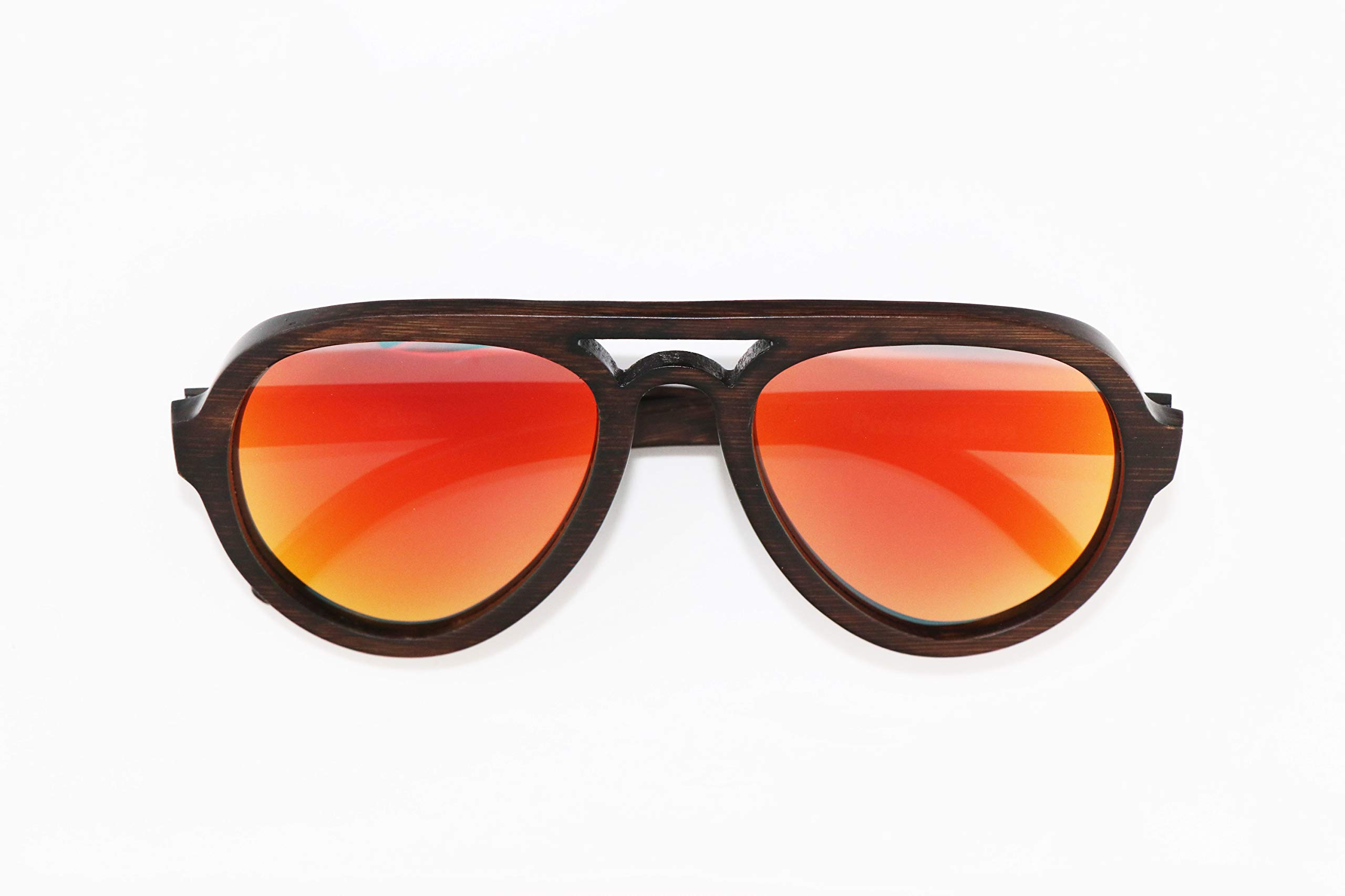 Kailua Wooden Sunglasses - Handcrafted Sustainable Wooden Shades for Men & Women - UV Protection, Lightweight & Eco-Friendly - Perfect for Beach, Outdoor & Fashion Accessories