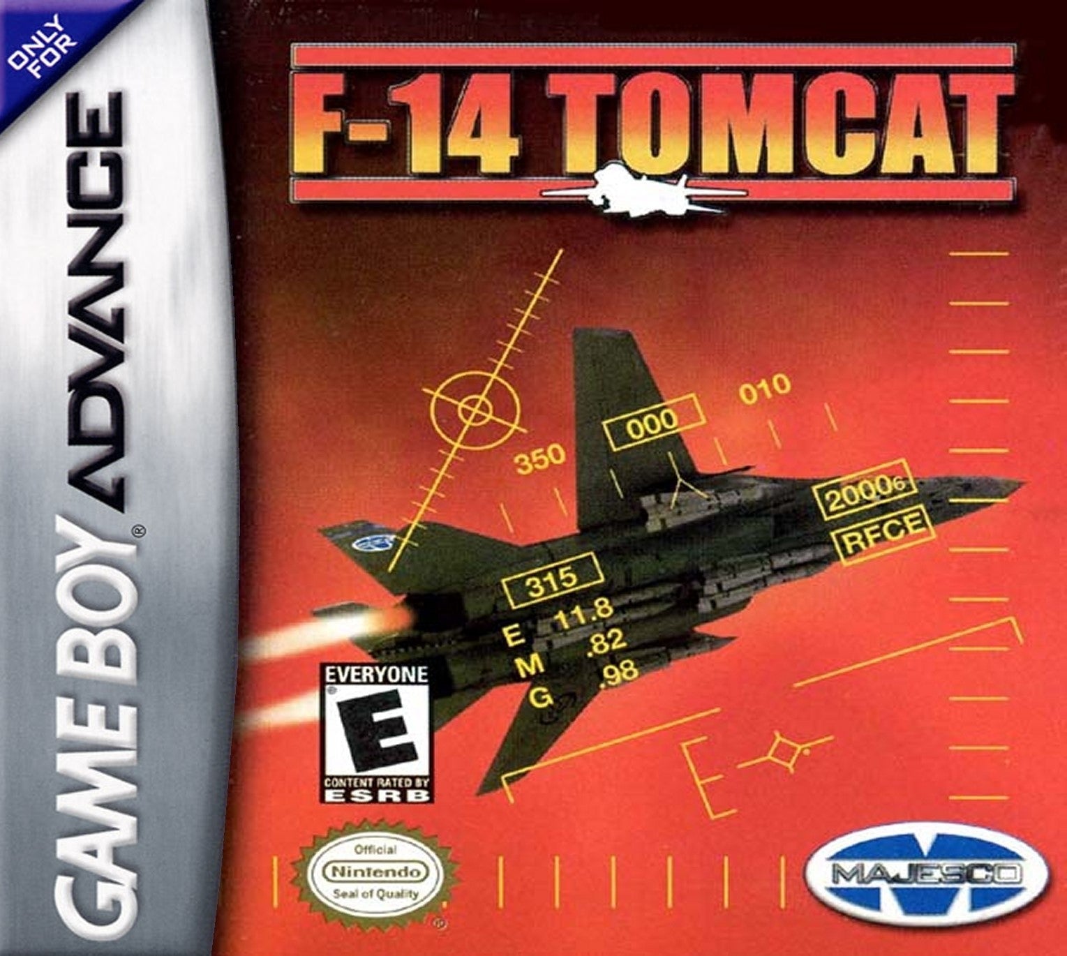 Pre-Owned F-14 Tomcat Game Boy Advance Video Game - Retro Gaming Collectible for GBA Fans & Aviation Enthusiasts | Perfect for Travel, Gifts & Nostalgic Game Nights