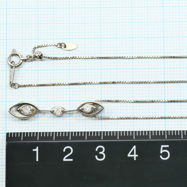 18K White Gold Diamond Necklace for Women - Elegant & Timeless Jewelry Gift for Anniversary, Wedding, Valentine's Day