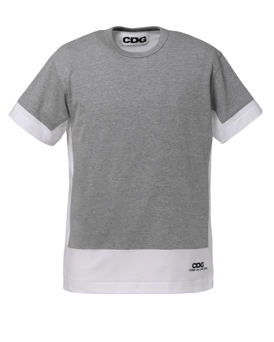CDG Layered Attached T-Shirt - Preorder Now | Stylish Unisex Streetwear for Casual & Urban Outfits