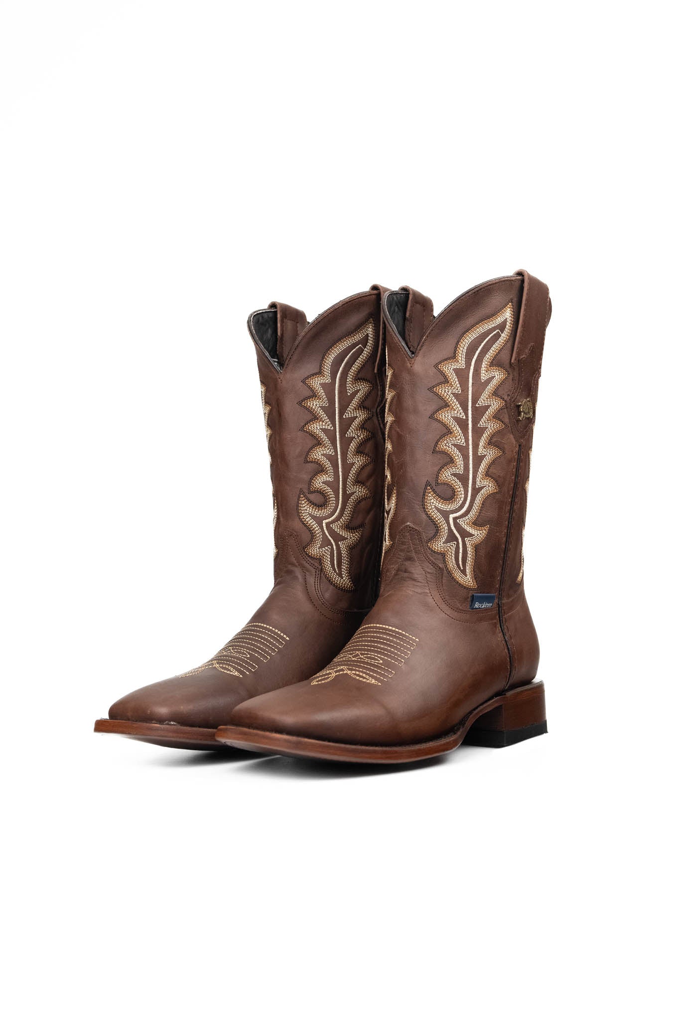 **Midland Square Toe Cowboy Boots for Men - Western Work & Riding Boots - Durable Leather & Comfortable Fit for Ranch, Rodeo & Outdoor Adventures**