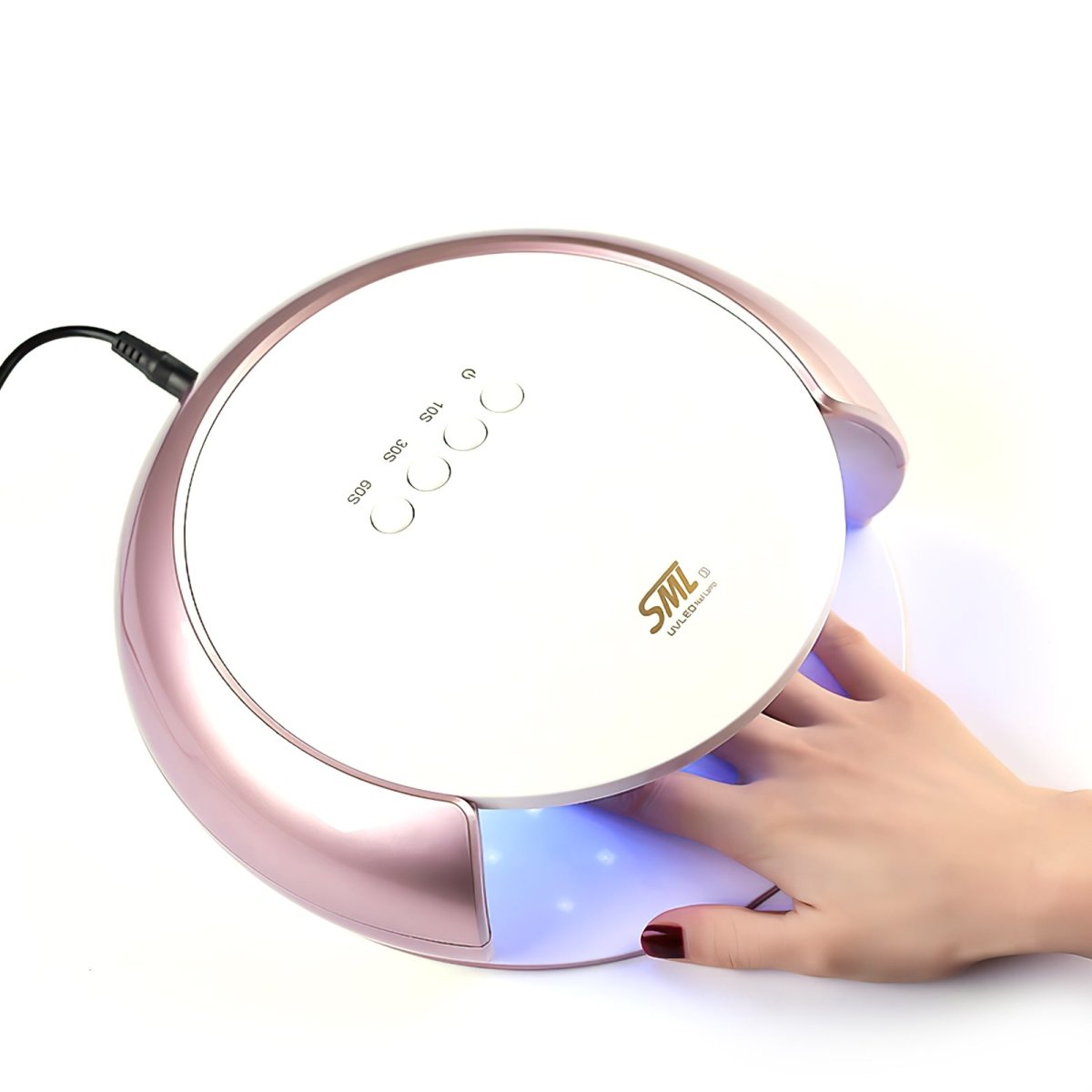 48W UV LED Nail Dryer Lamp for Gel Polish - Fast Curing Professional Nail Art Tool for Salon & Home Manicure