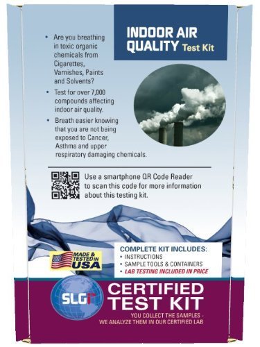 Schneider Labs Indoor Air Quality Test Kit - Detect SVOCs in 5 Business Days | Home & Office Safety Monitoring | Perfect for Allergy Sufferers & New Parents