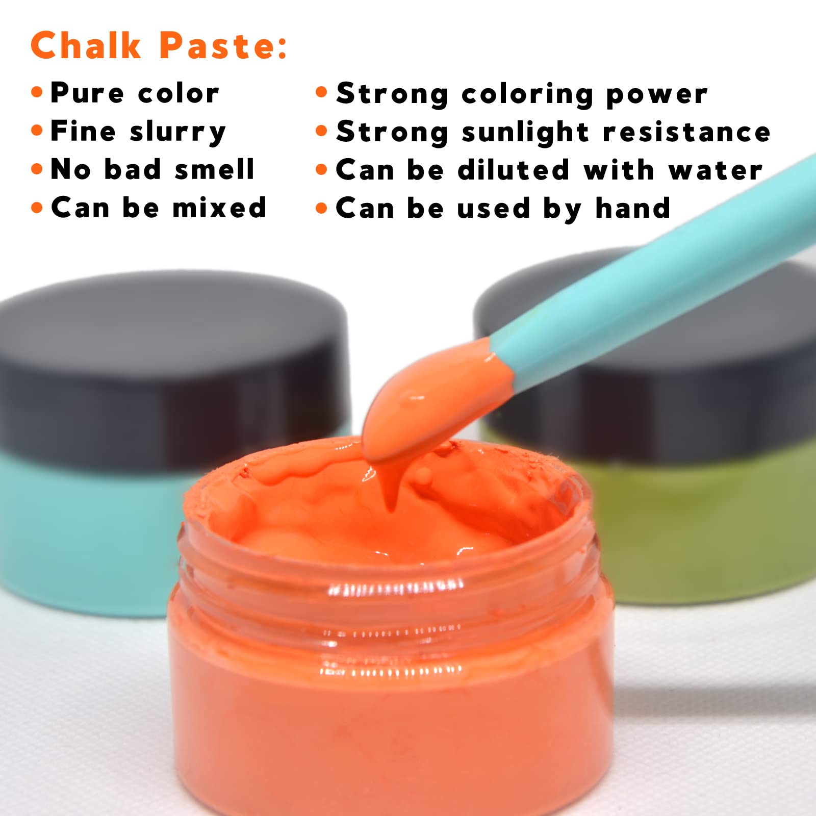 Reusable Self-Adhesive Chalk Stencil Paste & Screen Printing Ink Kit - 2 Cans Chalk Ink + 2 Squeegees for DIY Crafts, T-Shirt Printing & Home Decor Projects