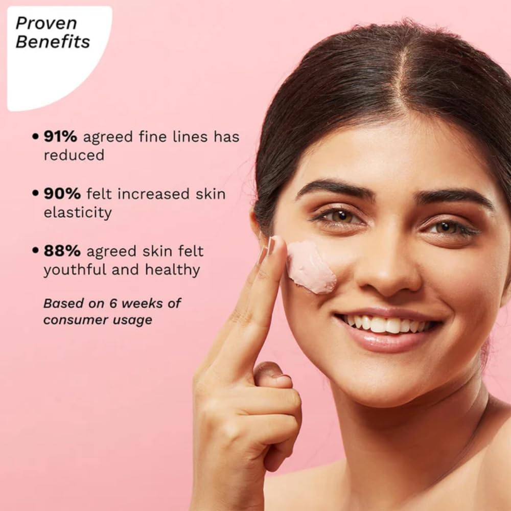 Pilgrim Anti-Aging Red Vine Face Mask with Mulberry Extracts & Rosehip Oil - Brightens Skin, Reduces Dark Spots & Blackheads - 100g - Perfect for Daily Skincare & Spa Treatments