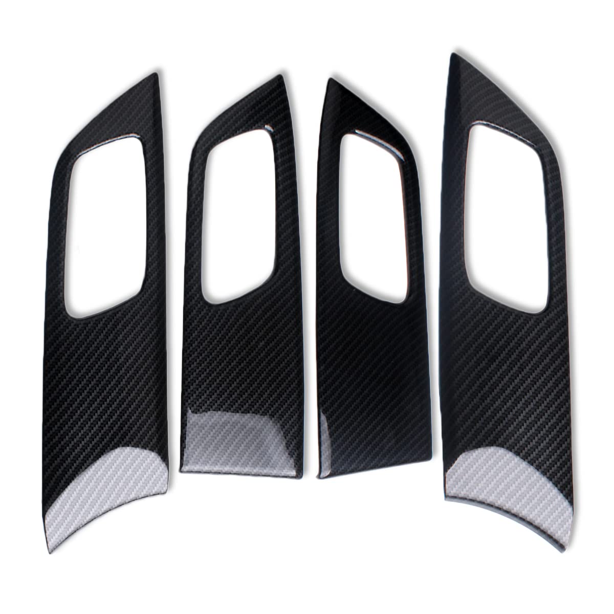 Premium ABS Carbon Fiber Style Door Handle Covers - Interior Trim Accessories for 2013-2017 Honda Accord 9th Gen Sedan | Upgrade Your Car's Style & Protection for Daily Driving & Car Shows