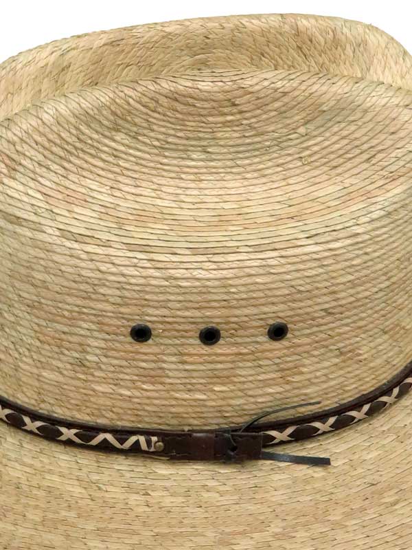 Resistol RSHKTWBJA41 Jason Aldean Hicktown Straw Cowboy Hat - Verde Bound Western Style for Men - Perfect for Country Music Festivals & Outdoor Adventures