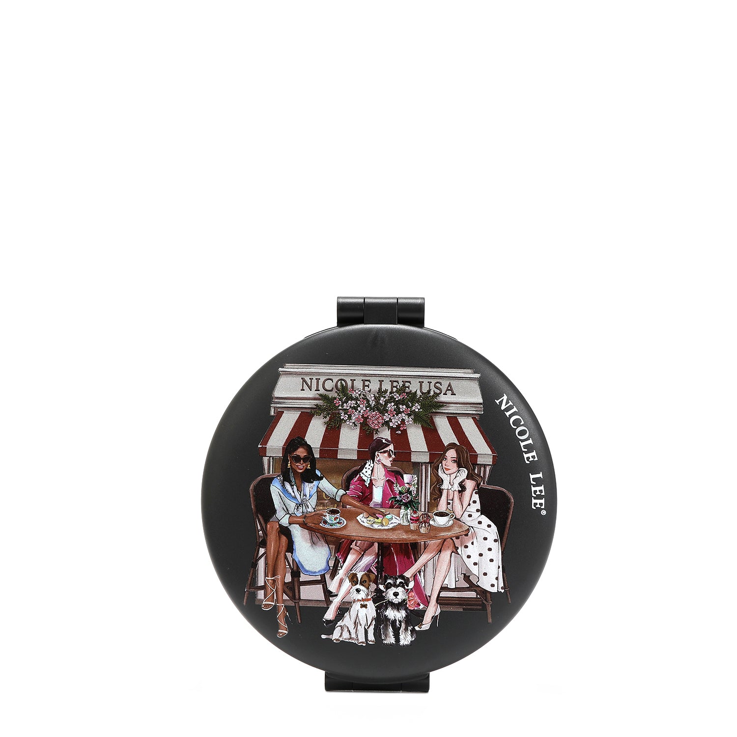 Portable LED Travel Mirror with Bright Adjustable Lights - Perfect for Makeup, Shaving & Grooming On The Go