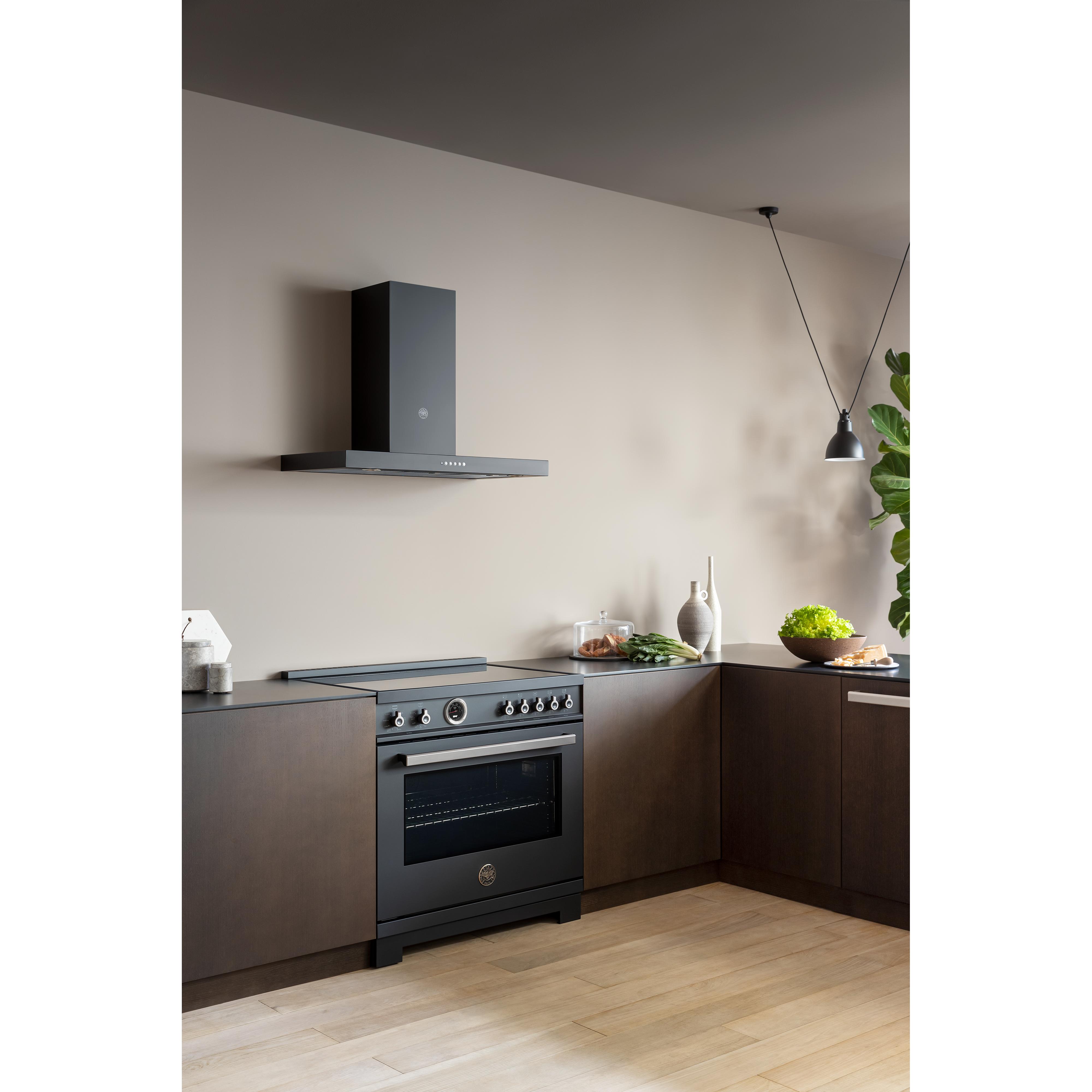 Bertazzoni PRO365ICFEPCAT 36-Inch Freestanding Induction Range - Professional Series, Stainless Steel, Electric Cooktop for Modern Kitchens - Perfect for Home Chefs & Gourmet Cooking