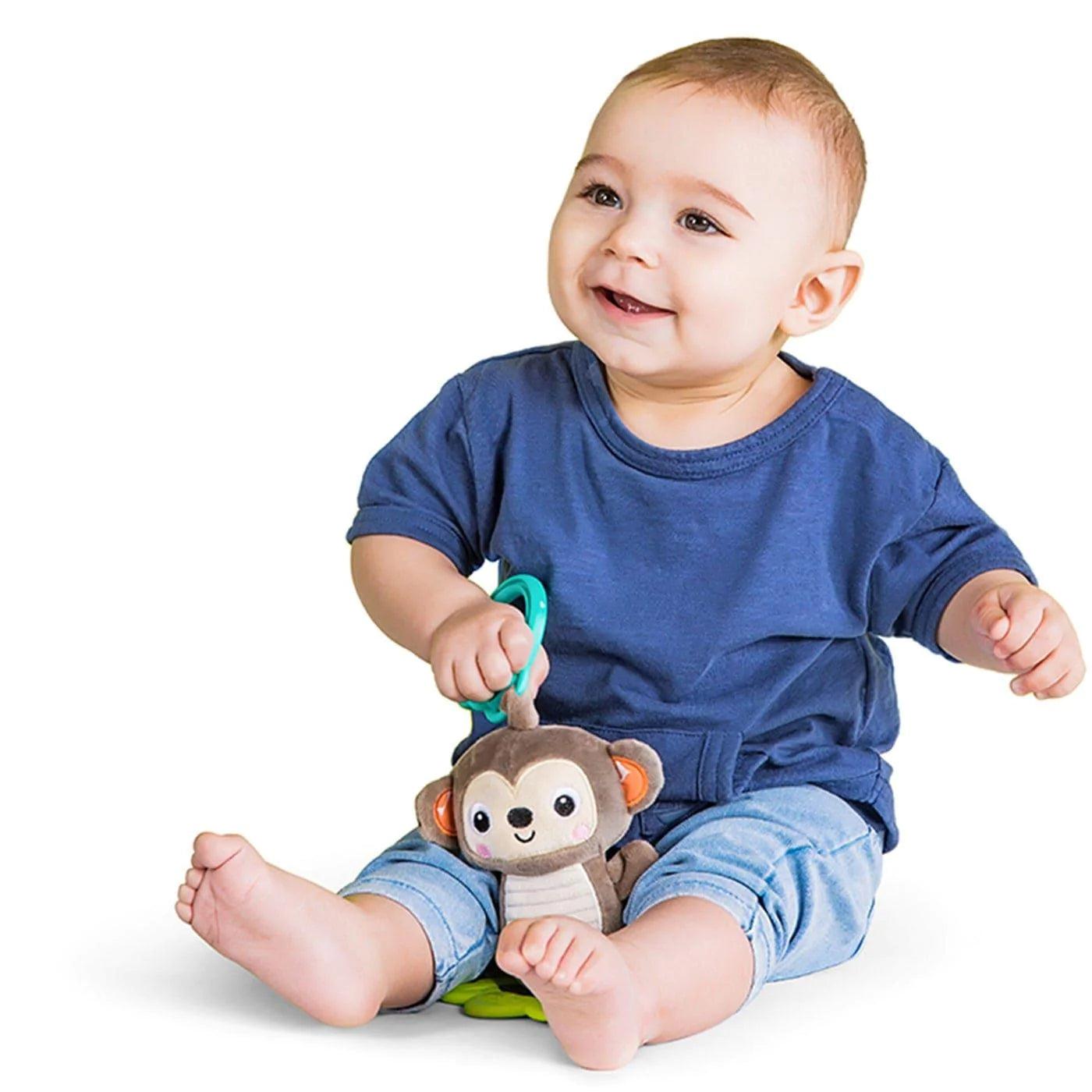 Bright Starts Tug Tunes Interactive Baby Toy - Musical Pull String Developmental Toy for Infants & Toddlers - Perfect for Playtime, Learning & Sensory Development