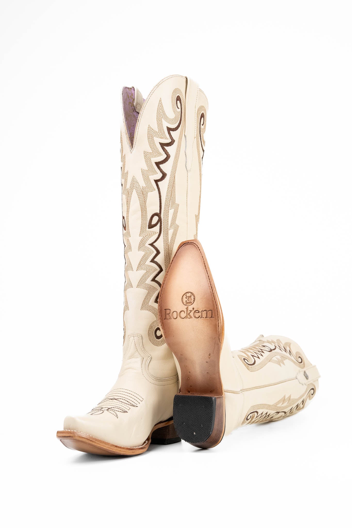 Victoria Women's Tall Snip Toe Cowgirl Boots - Western Riding Boots for Country Dancing, Rodeo & Fashion Outfits