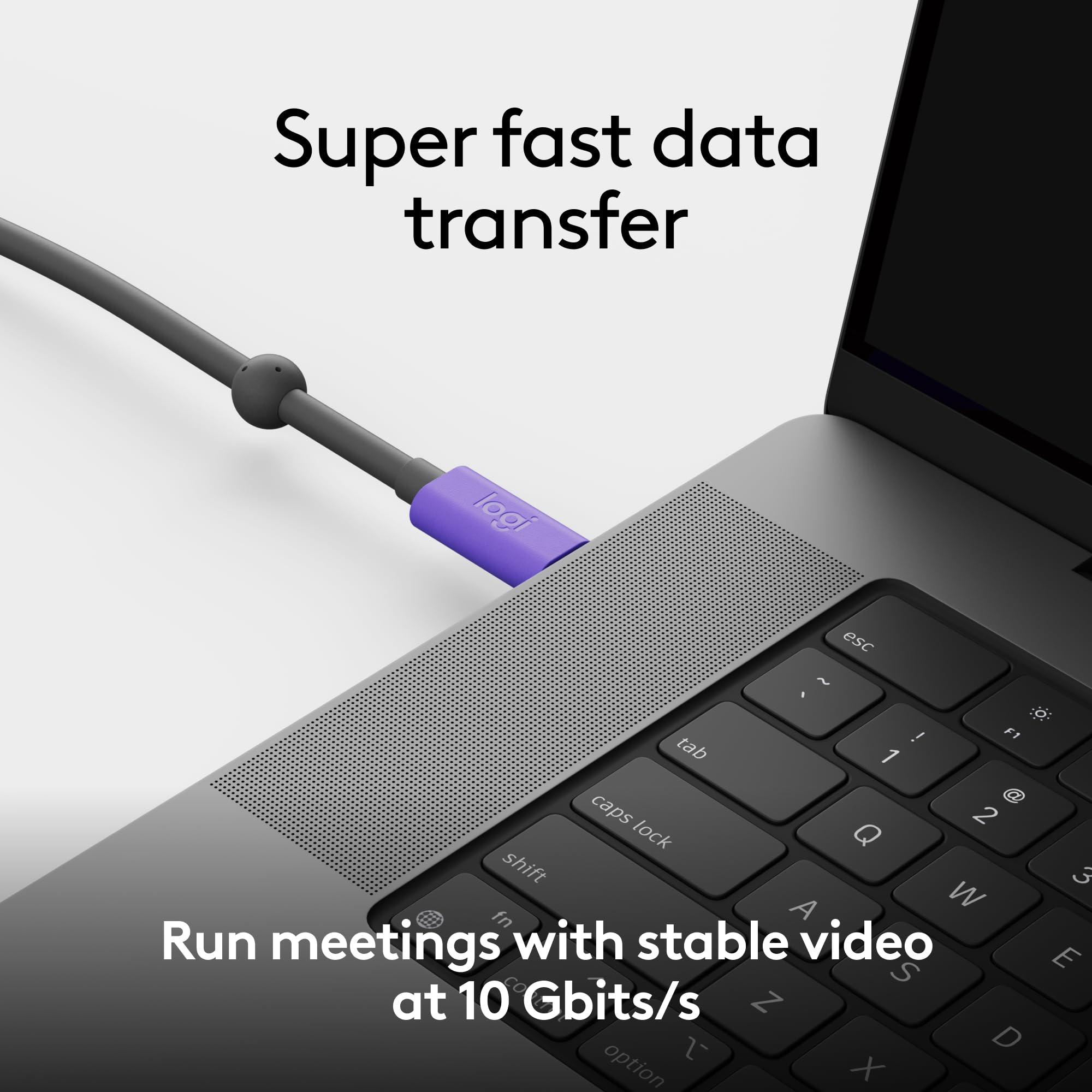 Logitech Active USB Cable for MeetUp 2 | Single-Cable BYOD Solution | Video Conferencing Accessory for Small Meeting Rooms & Huddle Spaces | Perfect for Office Meetings, Remote Work & Team Collaboration
