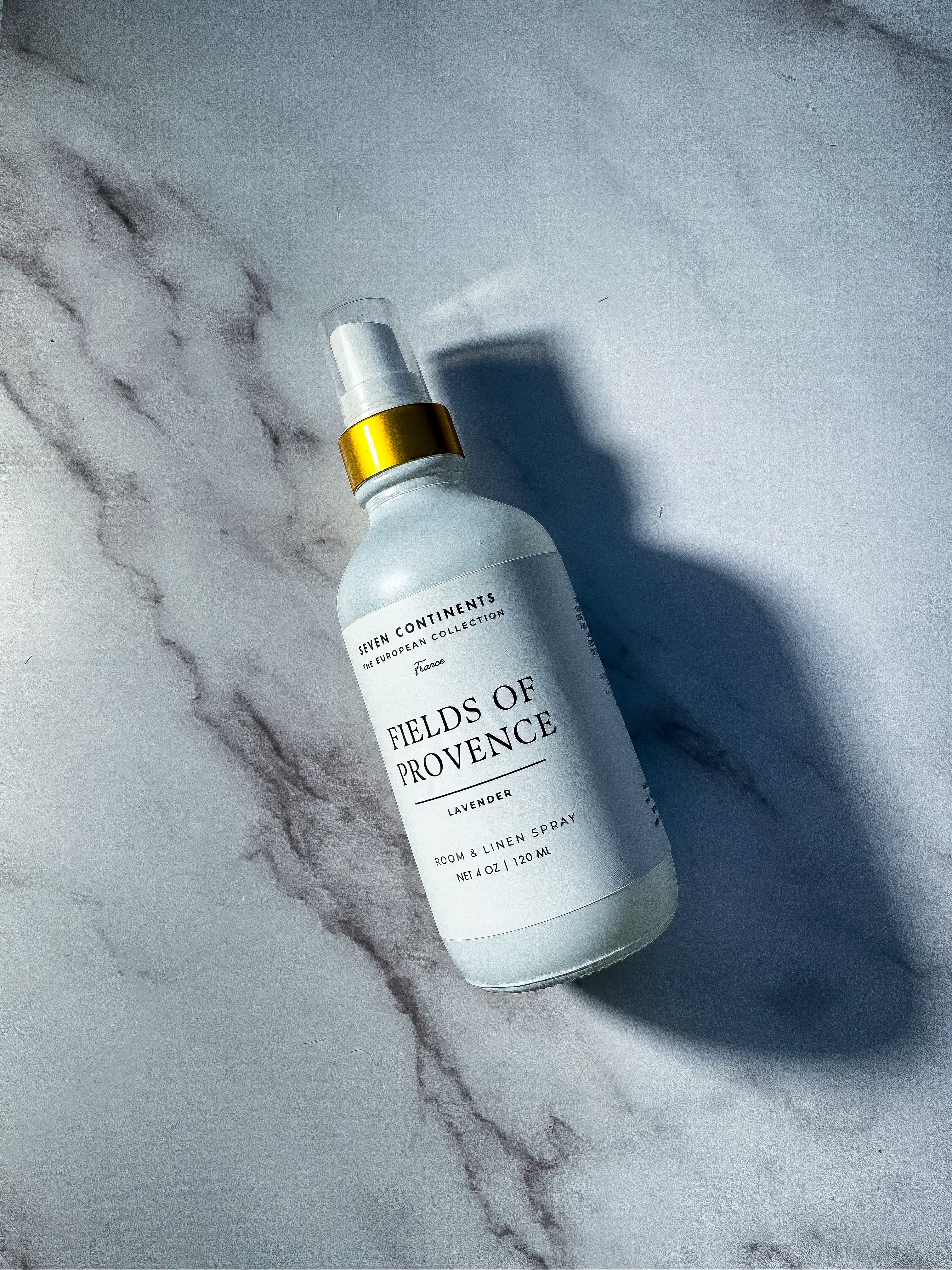 Fields of Provence Lavender Room & Linen Spray - Natural French Lavender Mist for Home, Bedding & Closet Freshener - Perfect for Relaxation, Aromatherapy & Fabric Refresh