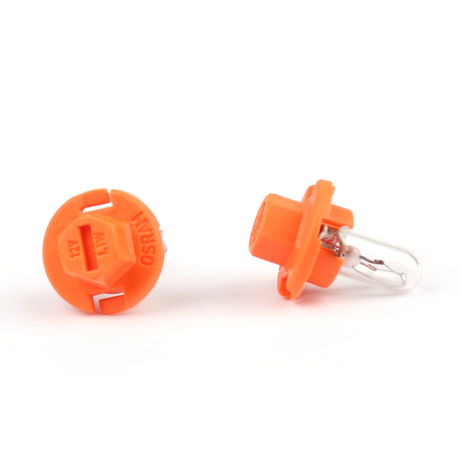 10pcs Sylvania OSRAM 2473MFX6 12V 1.1W BX8.4d Miniature Signal Bulbs - Perfect for Automotive Dashboard Lights, Instrument Panels & Electronic Devices