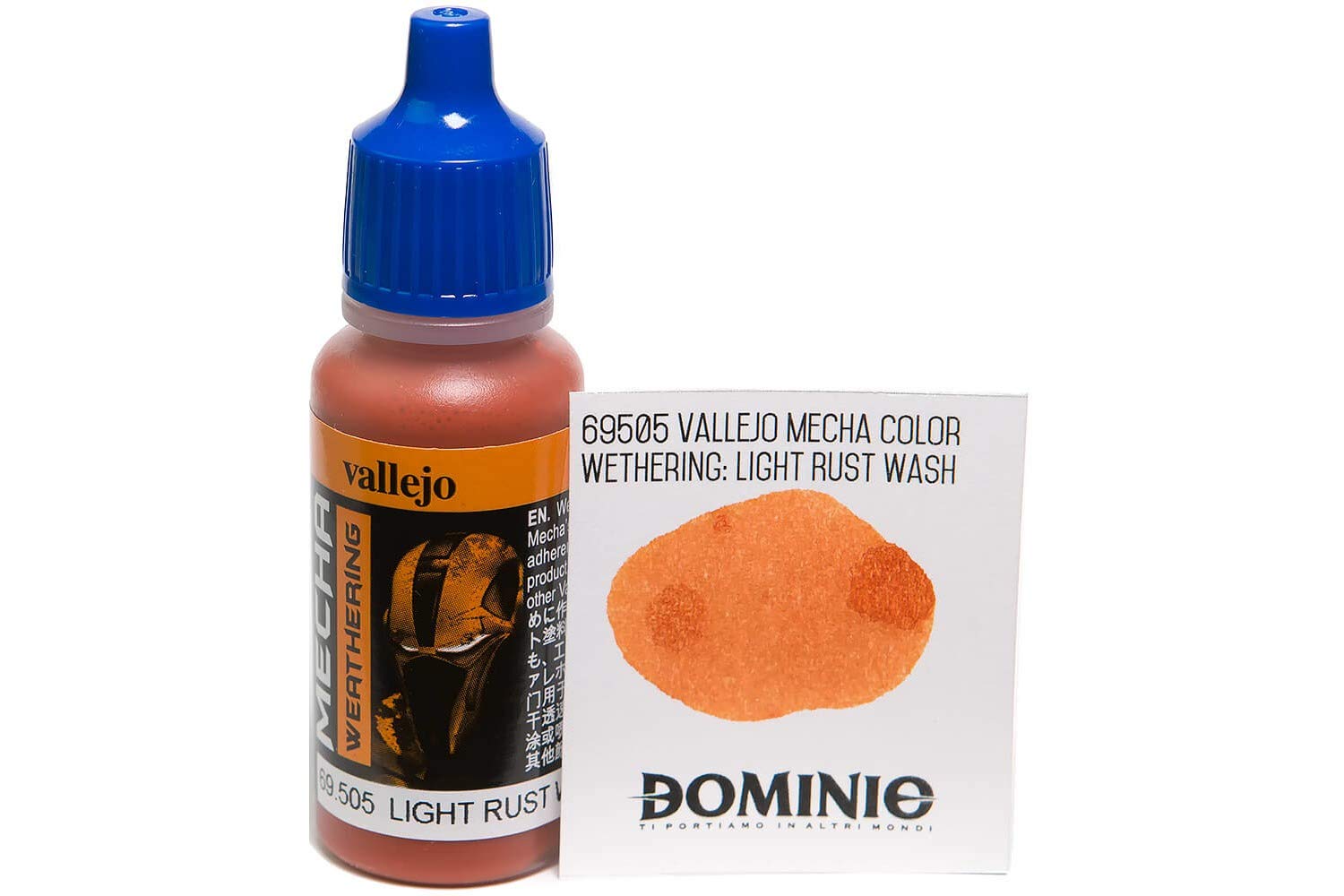 Vallejo Light Rust Wash 17ml - Realistic Weathering Effect Paint for Miniatures & Models - Perfect for Warhammer, Dioramas & Scale Model Painting