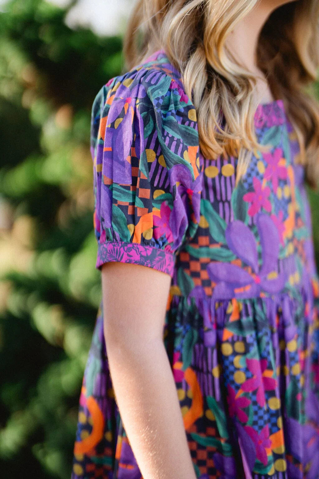 Briton Court Kenzie Dress - Elegant Women's Floral Midi Dress for Casual & Party Wear | Perfect for Weddings, Dates & Office