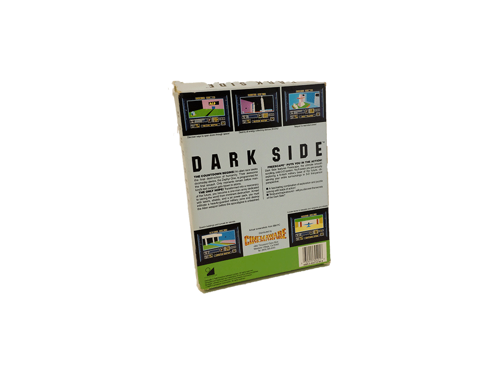 Dark Side Video Game Software - Complete in Box with Instructions - Perfect for Retro Gaming & Collectors