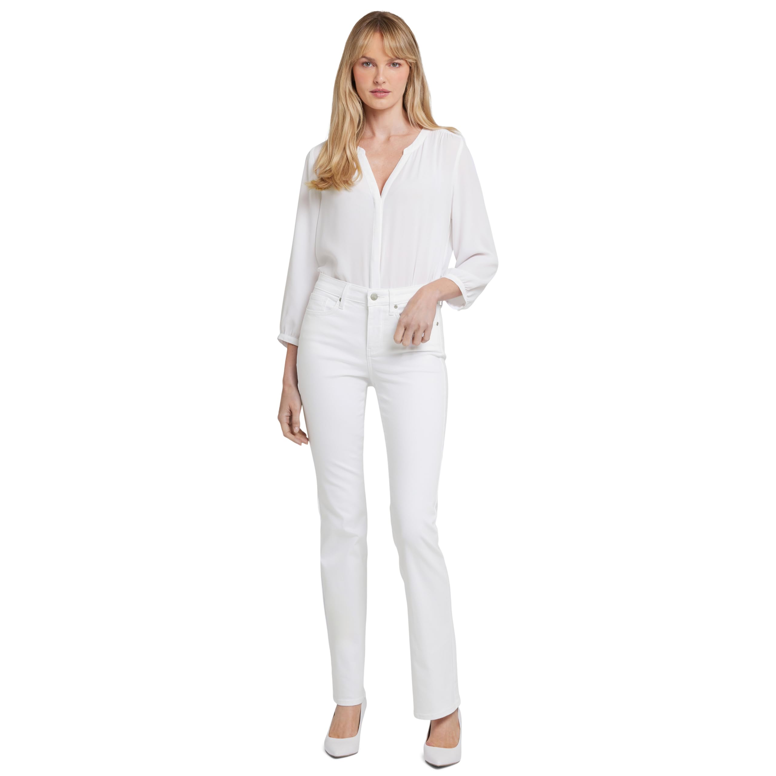 NYDJ Women's Barbara Bootcut Fit Stretch Denim Jeans - Comfortable & Flattering for Everyday Wear, Work & Casual Outings