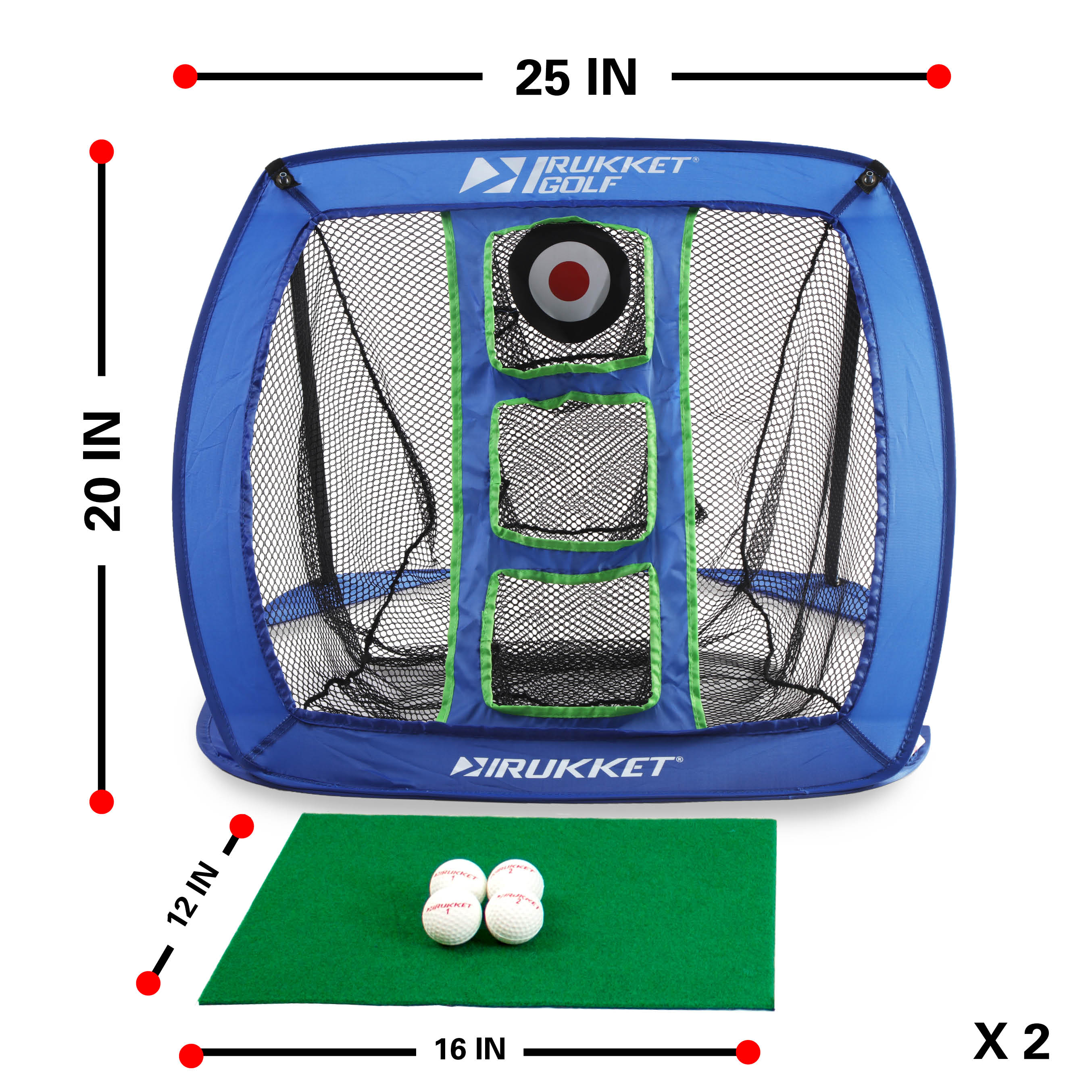 Premium Outdoor Golf Cornhole Game Set - Portable Backyard & Tailgate Party Fun for Adults & Kids - Perfect for BBQs, Picnics, and Beach Outings