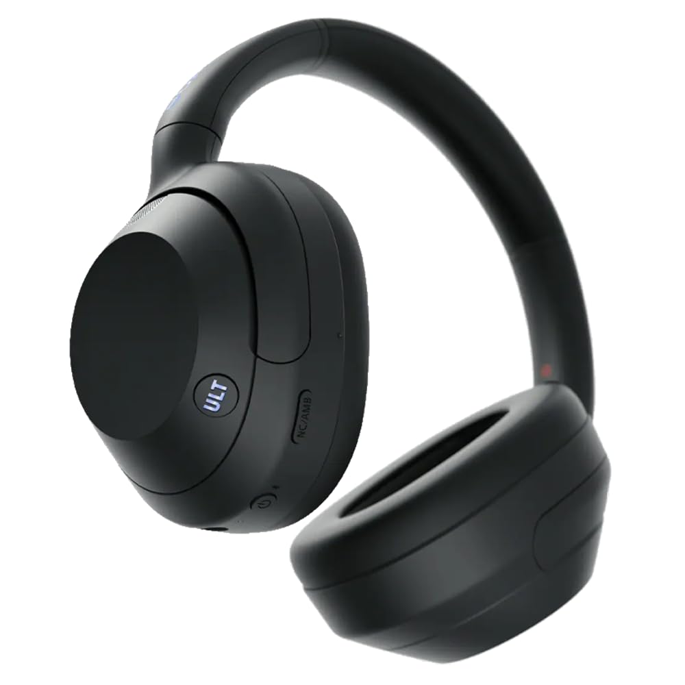 Sony ULT WEAR Wireless Bluetooth Headphones with Active Noise Cancelling (ANC) - Premium Over-Ear Headset Bundle Includes gSport Carrying Case (Black) | Perfect for Travel, Workouts & Home Office Use