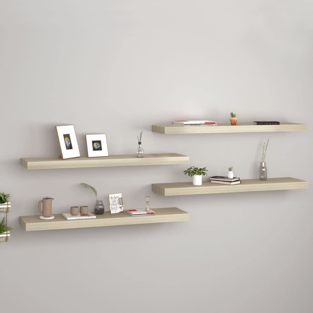 Floating Wall Shelves Set of 4 - 35.4