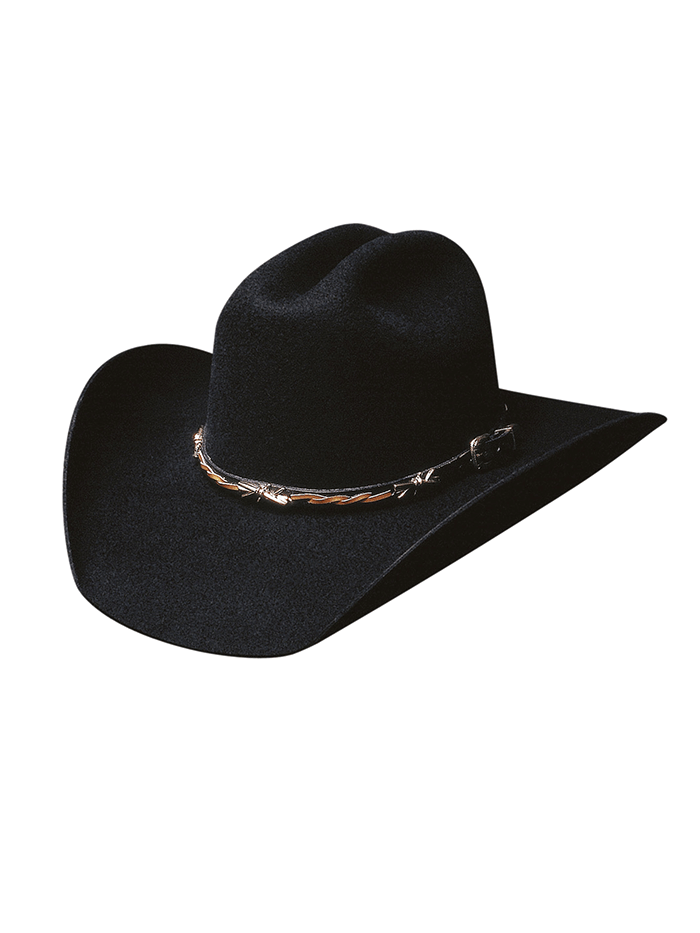 Premium Bullhide BUCKAROO 6X 0320BL Wool Cowboy Hat - Black Western Style for Ranchers & Outdoor Adventures