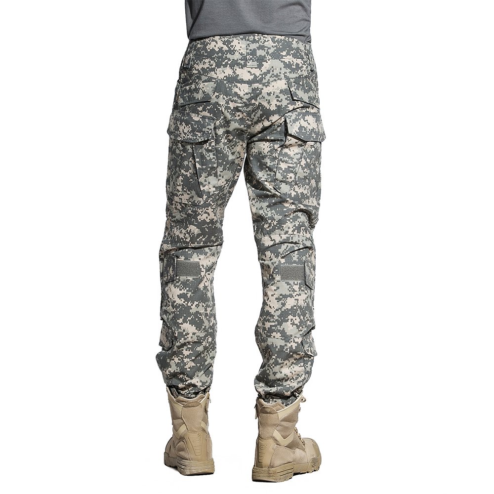 SINAIRSOFT Tactical Pants & Shirt Set with Knee Pads - Army Airsoft Combat BDU Uniform for Outdoor Training, Hunting & Paintball - Durable Military Gear for Men