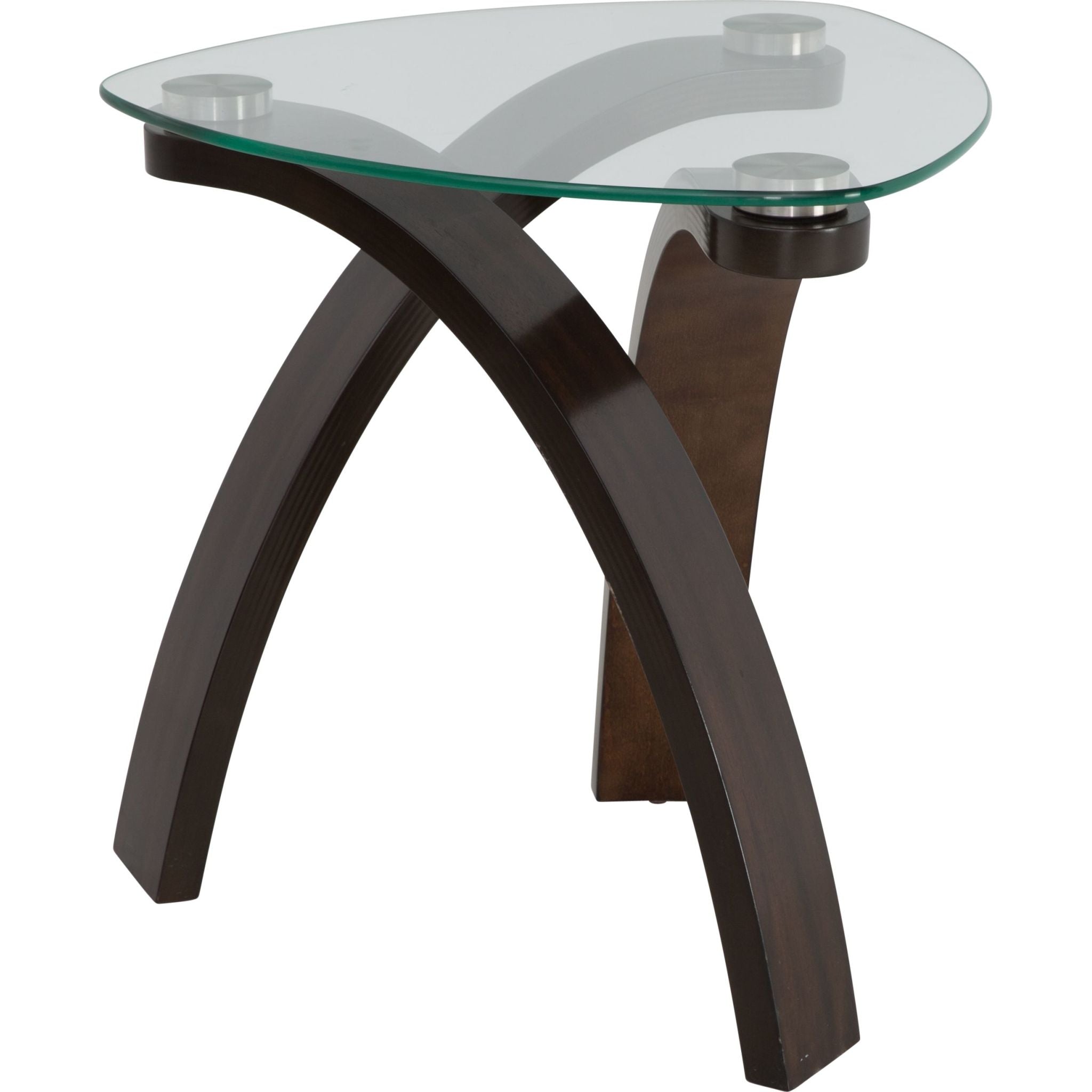 Allure End Table - Modern Side Table in Hazelnut Finish for Living Room, Bedroom & Office - Perfect for Coffee, Books & Decor