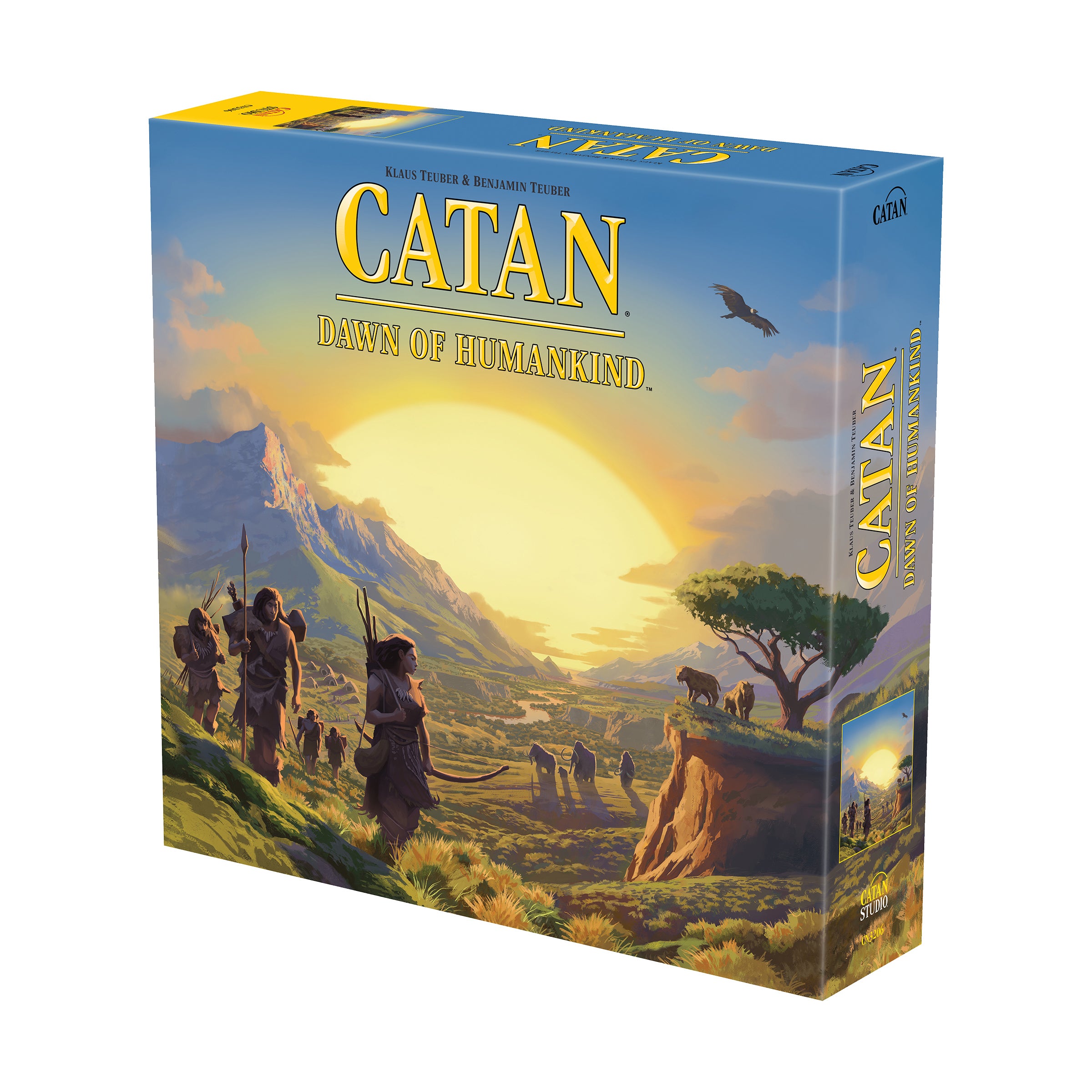 Catan: Dawn of Humankind - Evolutionary Strategy Board Game for Adults & Families | Perfect for Game Nights & Strategy Enthusiasts