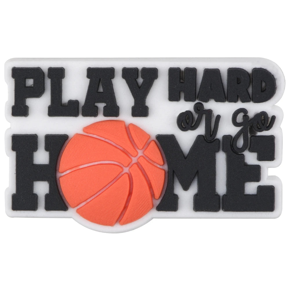 Basketball Shoe Charms for Men - Sports Shoe Accessories & Decorations - Perfect Gift for Dad, Xmas Party, Basketball Fans & Sneaker Lovers - Great for Game Days, Casual Wear & Sneaker Customization