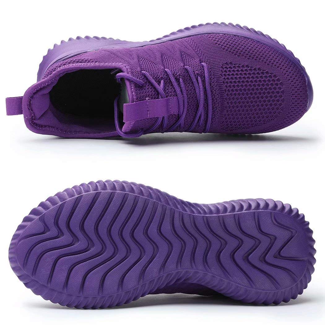 KEEZMZ Women's Lightweight Slip-On Walking & Running Shoes - Breathable Casual Tennis Sneakers for Ladies - Perfect for Gym, Workout, Jogging & Daily Wear