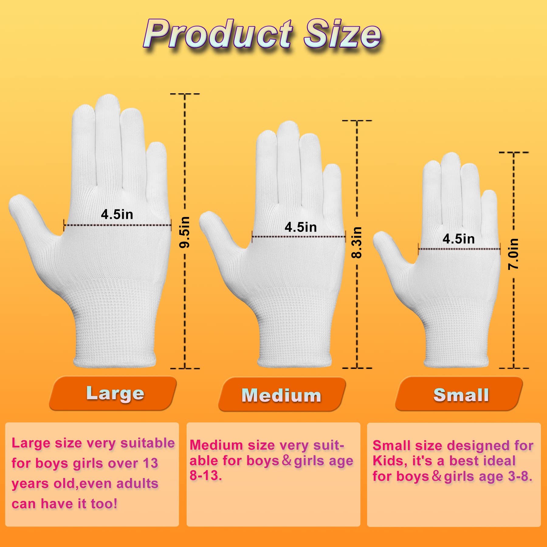 LED Glow Gloves for Teens - Cool Light Up Party Favors & Easter Basket Stuffers for Boys & Girls Ages 13-18 - Fun Costume Accessories for Raves, Concerts, Halloween & Night Events