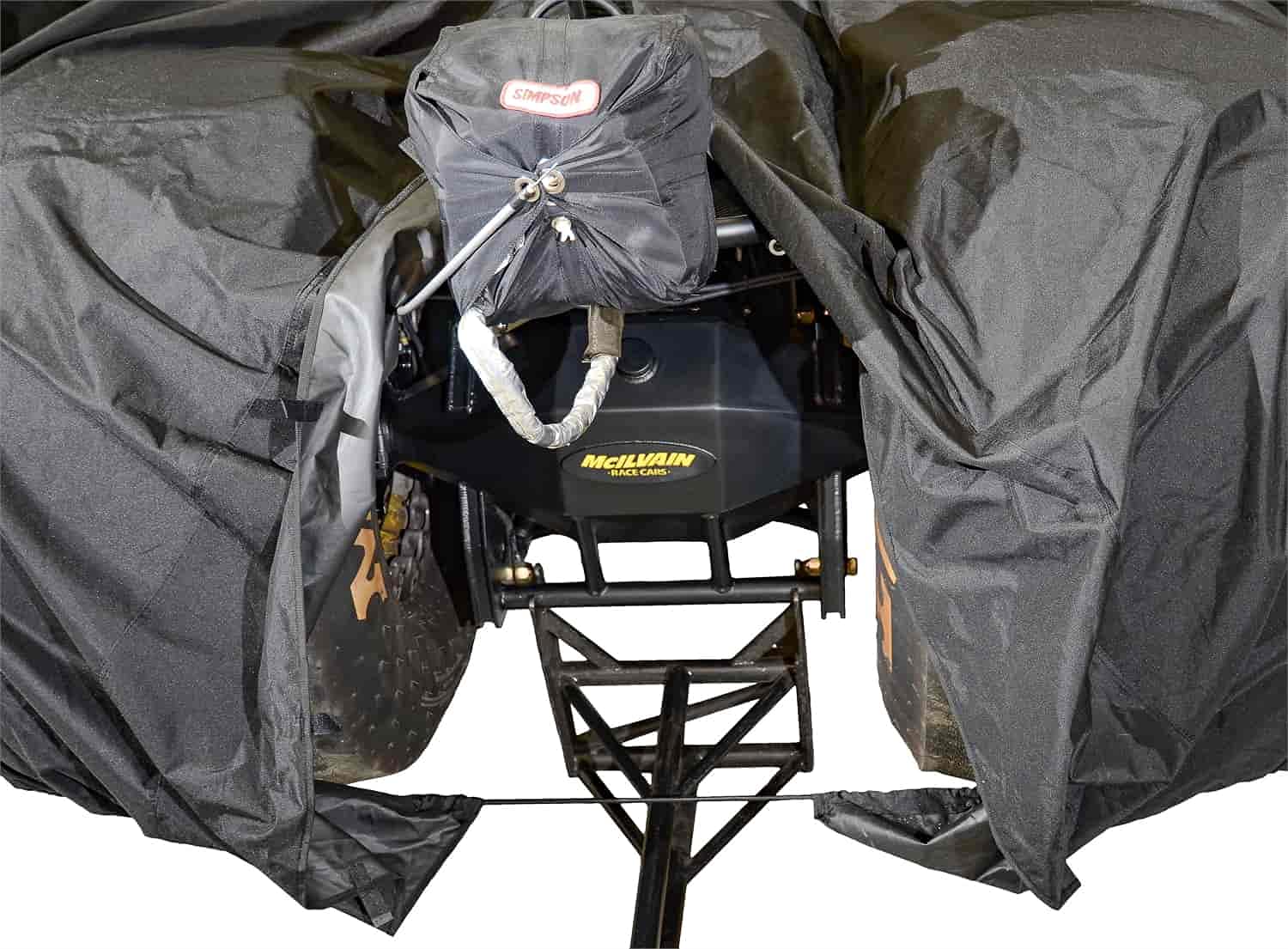 JEGS Dragster Cover - Heavy Duty 600 Denier Fabric with Sewn Straps & Buckles - Fits 215-240